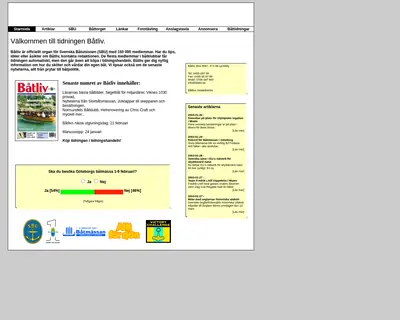 Båtnytt startsida 2003