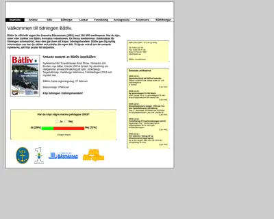 Båtnytt startsida 2004