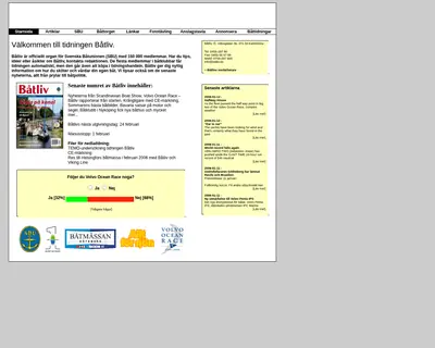 Båtnytt startsida 2006