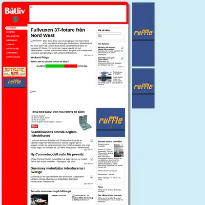 Båtnytt startsida 2008