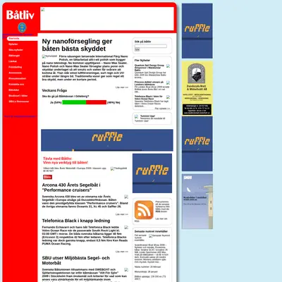 Båtnytt startsida 2009