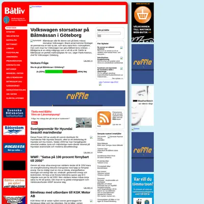 Båtnytt startsida 2011