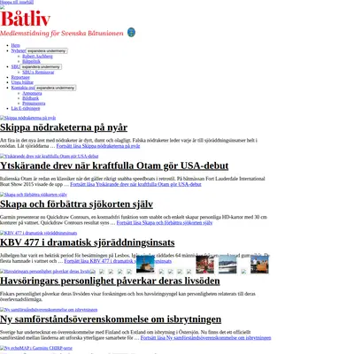 Båtnytt startsida 2016