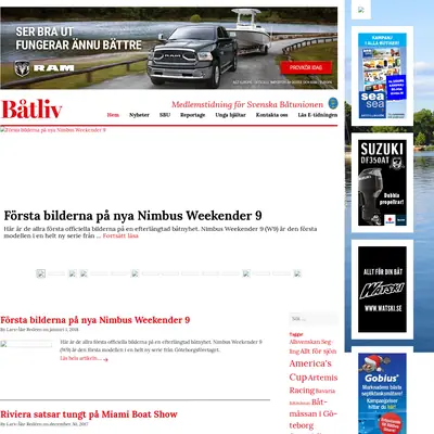 Båtnytt startsida 2018