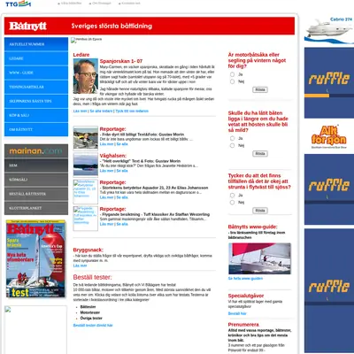 www.batnytt.se startsida 2007