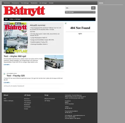 www.batnytt.se startsida 2011