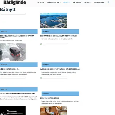 www.batnytt.se startsida 2021