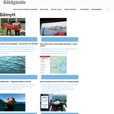 www.batnytt.se startsida 2022