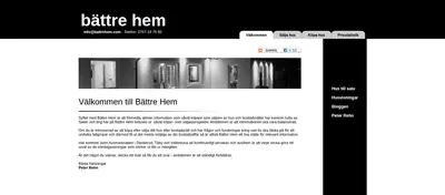 BÄTTRE HEM startsida 2010
