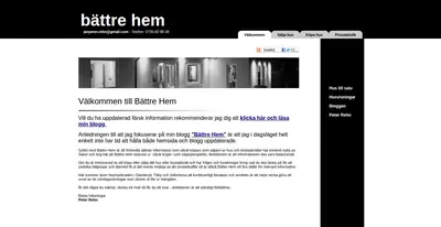 BÄTTRE HEM startsida 2013
