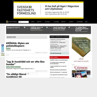 Battrestadsdel.se startsida 2017