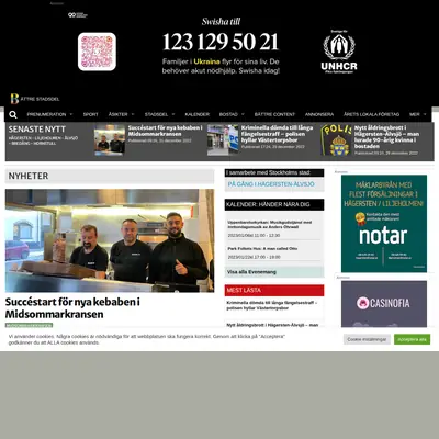 Battrestadsdel.se startsida 2023