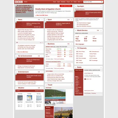 En plats på landet startsida 2011