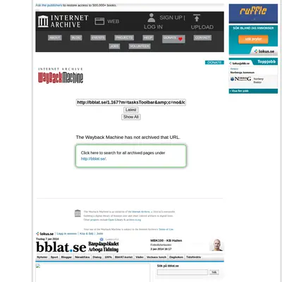 Bärgslagsbladet Arboga Tidning startsida 2014