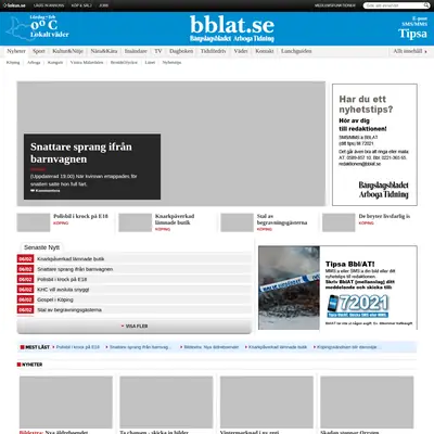 Bärgslagsbladet Arboga Tidning startsida 2015