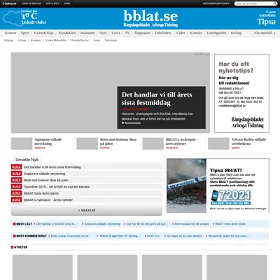 Bärgslagsbladet Arboga Tidning startsida 2016