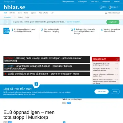 Bärgslagsbladet Arboga Tidning startsida 2017