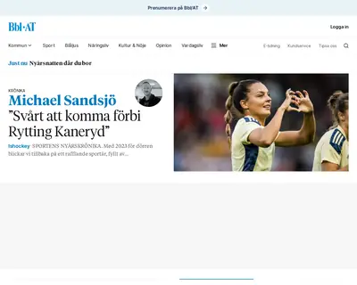 Bärgslagsbladet Arboga Tidning startsida 2023