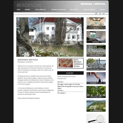 bergendal.se startsida 2013