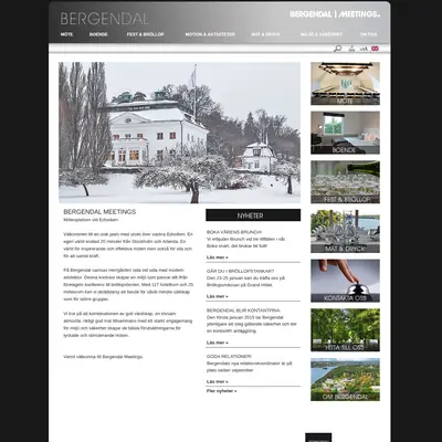 bergendal.se startsida 2015
