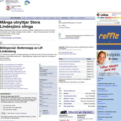www.bergslagsposten.se startsida 2008