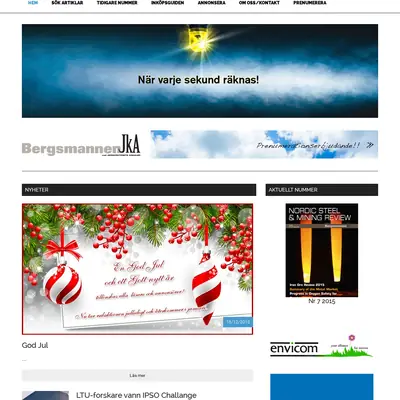 bergsmannen.se startsida 2016