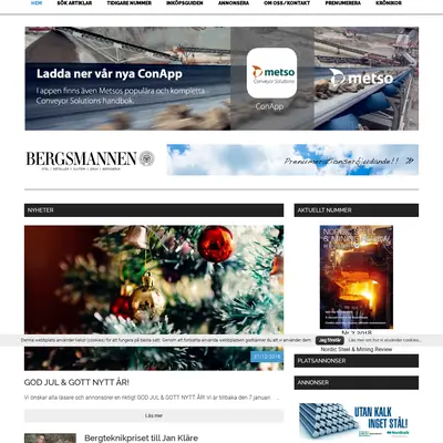 bergsmannen.se startsida 2019