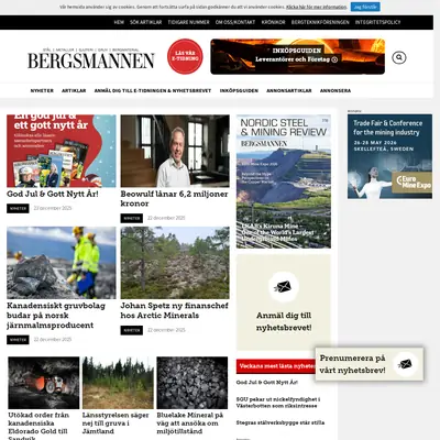 bergsmannen.se startsida 2026