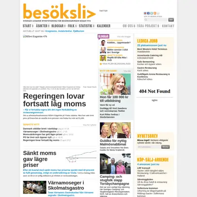 Besöksliv startsida 2012