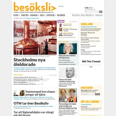 Besöksliv startsida 2013