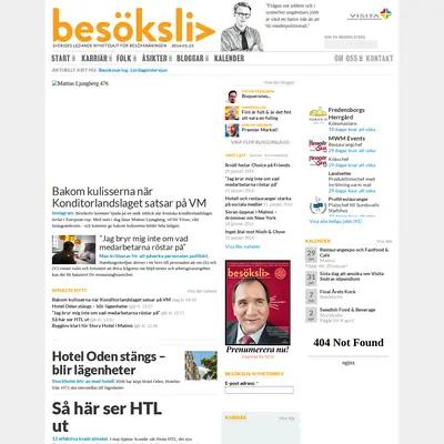 Besöksliv startsida 2014