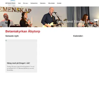 Betania Åbytorp webben startsida 2024