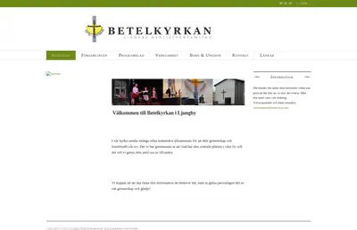Betelkyrkan Ljungby startsida 2012