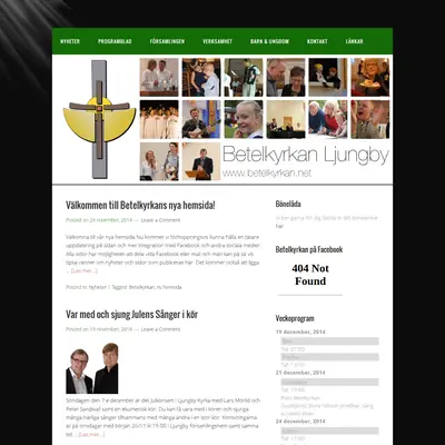 Betelkyrkan Ljungby startsida 2014