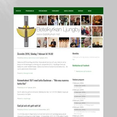 Betelkyrkan Ljungby startsida 2016