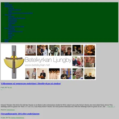 Betelkyrkan Ljungby startsida 2017