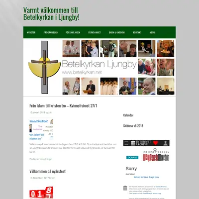 Betelkyrkan Ljungby startsida 2018