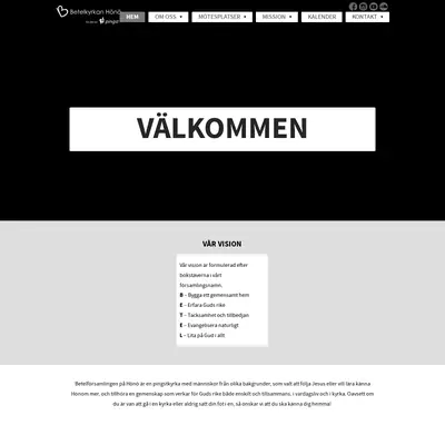 Betel Hönö startsida 2023