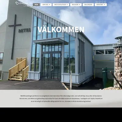 Betel Hönö startsida 2025