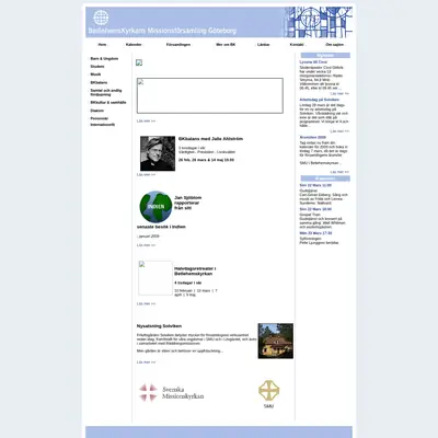 www.betlehemskyrkan.com startsida 2009