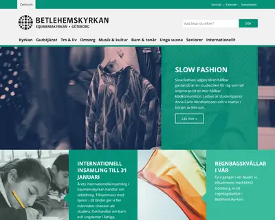 www.betlehemskyrkan.com startsida 2019