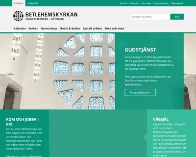 www.betlehemskyrkan.com startsida 2026