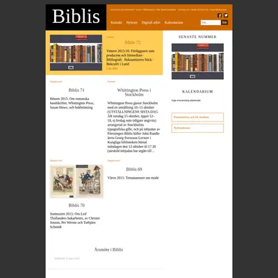 Biblis startsida 2016
