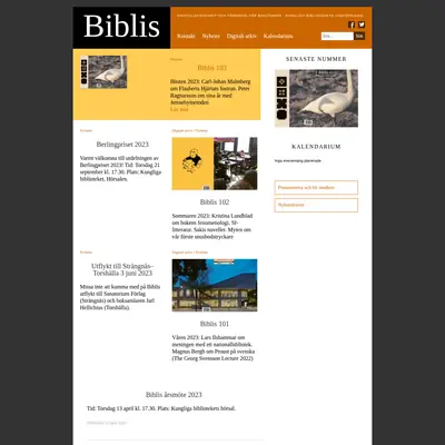Biblis startsida 2024