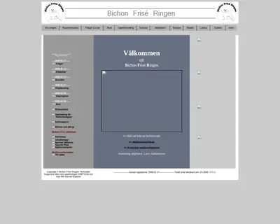 Bichon Frisé bladet startsida 2008