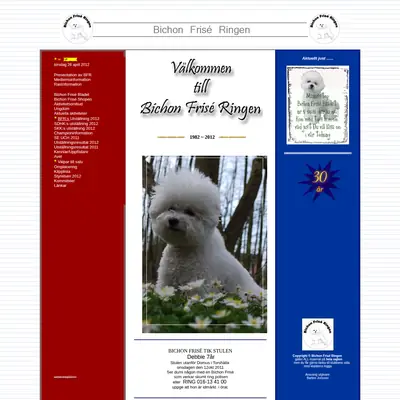 Bichon Frisé bladet startsida 2012