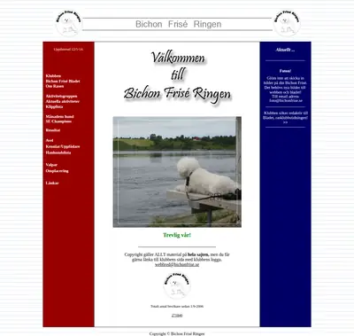 Bichon Frisé bladet startsida 2014