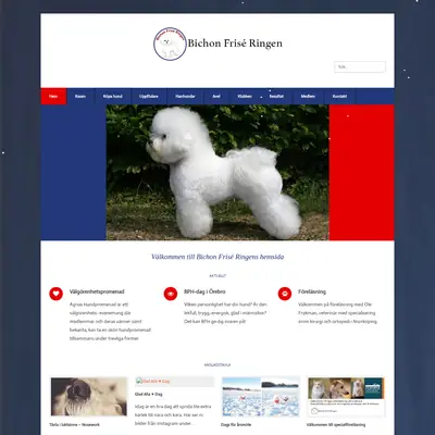 Bichon Frisé bladet startsida 2018