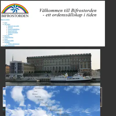 www.bifrostorden.se startsida 2014