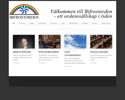 www.bifrostorden.se startsida 2020